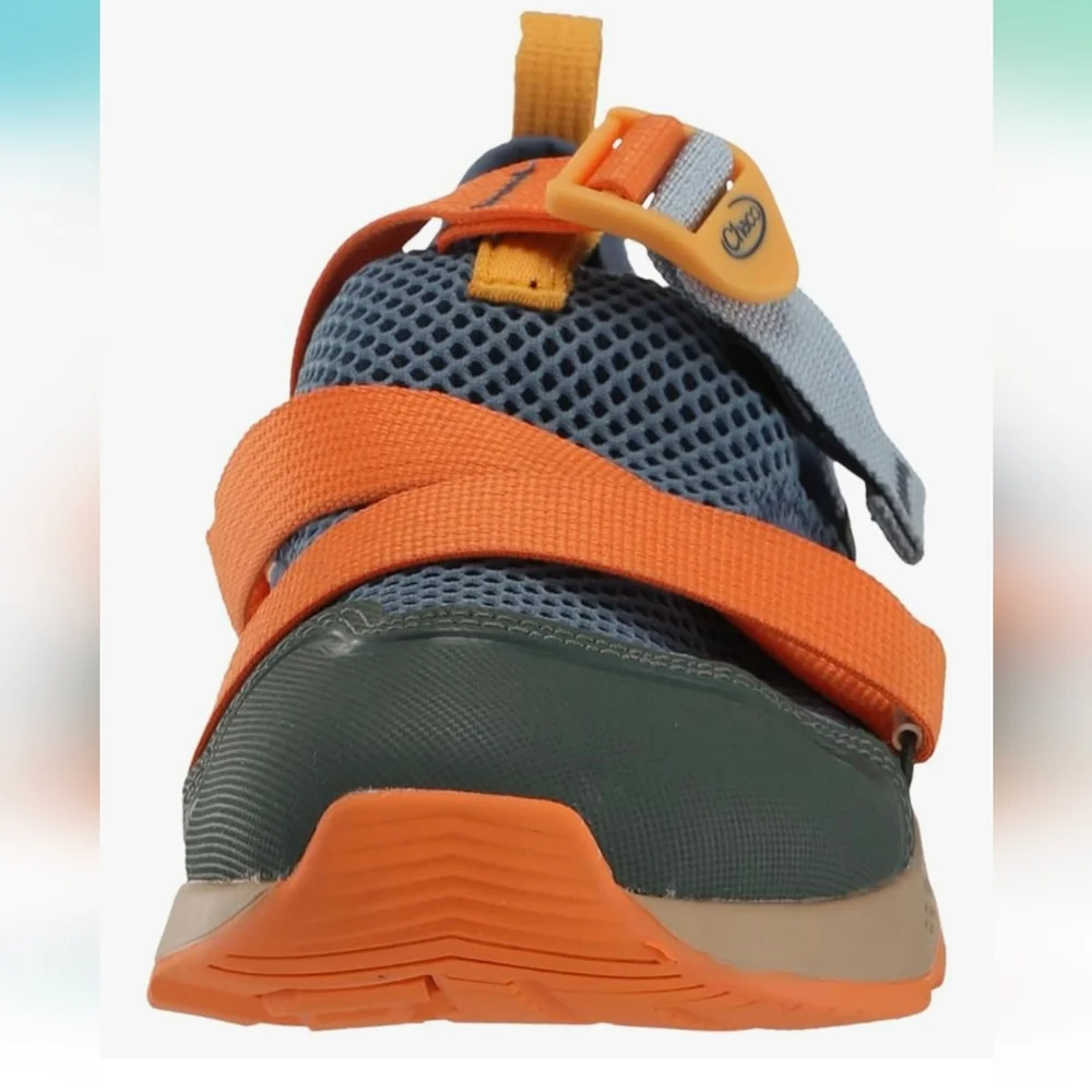 Chaco Kids Multicolor Sport Sandals - Orange, Blue, Green